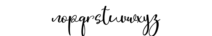 Cute Thing Script Font LOWERCASE