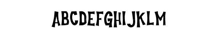Cutlass Rough Regular Font LOWERCASE