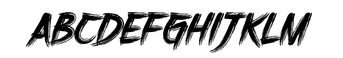 DHF Harry's Brush Font LOWERCASE