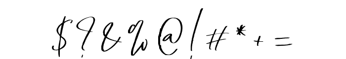 Dalima Signature Regular Font OTHER CHARS