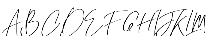 Dalima Signature Regular Font UPPERCASE
