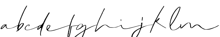 Dalima Signature Regular Font LOWERCASE