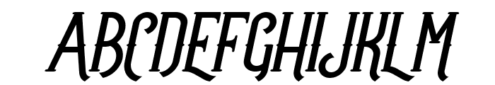 Deadhead Classic Italic Font UPPERCASE