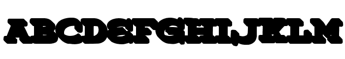 Degolite-Extrude Font LOWERCASE