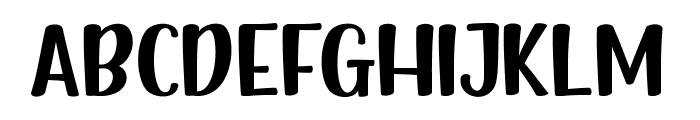Delitha Display Font LOWERCASE