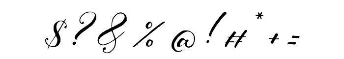 Dellamina Regular Font OTHER CHARS