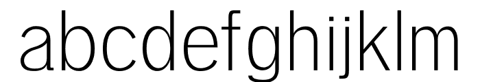 Deron Light Font LOWERCASE