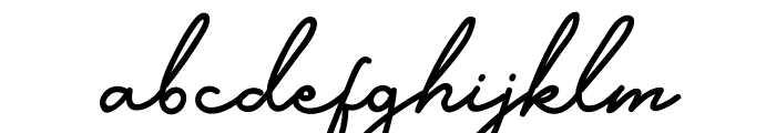 Designer Signature Font LOWERCASE