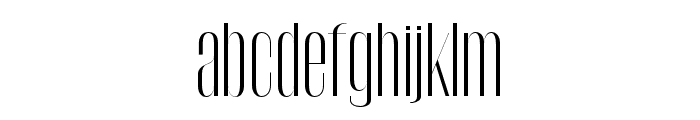 Devasia-Light Font LOWERCASE