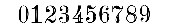 Didone Room Numbers Decorative Font OTHER CHARS