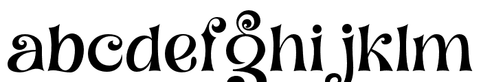 Dorris-Thin Font LOWERCASE