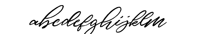 Douglas-Palmeira Script Font LOWERCASE