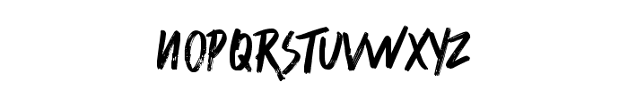 DustBucer Font LOWERCASE