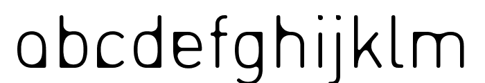 ENTRA Extended Font LOWERCASE