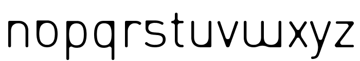 ENTRA Extended Font LOWERCASE