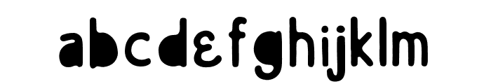 EasternBlind-Regular Font LOWERCASE