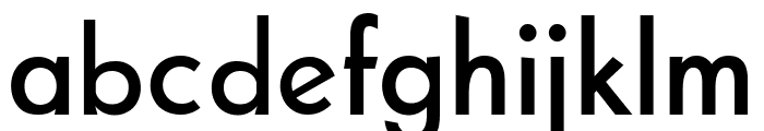 Electro Sans Regular Font LOWERCASE