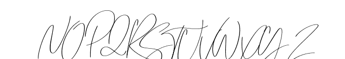 Emmylou Signature Light Sl Font UPPERCASE