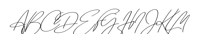 Emmylou Signature Normal X Sl Font UPPERCASE