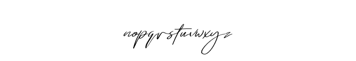 Emmylou Signature Normal X Sl Font LOWERCASE