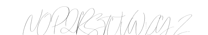 Emmylou Signature Thin Sl Font UPPERCASE