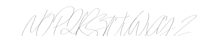 Emmylou Signature Thin X Sl Font UPPERCASE