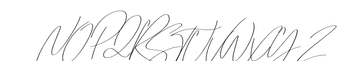 Emmylou Signature UltraLight X Sl Font UPPERCASE