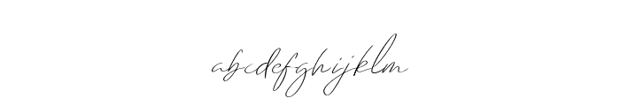 Emmylou Signature UltraLight X Sl Font LOWERCASE
