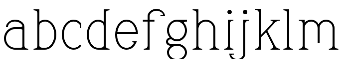 Erora Font LOWERCASE