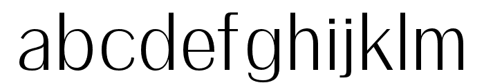 Etheline Sans Regular Font LOWERCASE