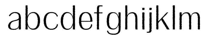 Etheline Sans Rough Font LOWERCASE