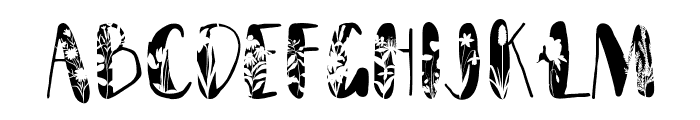 Everbloom Font LOWERCASE