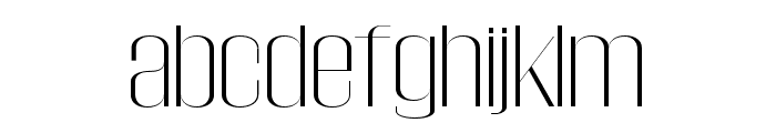 Evina-Light Font LOWERCASE