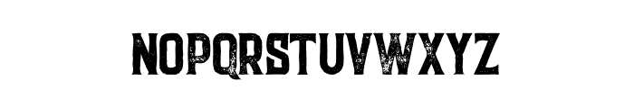 Evolve Grunge Font LOWERCASE