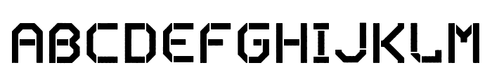 Exomoon Regular Font UPPERCASE