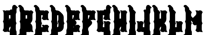 Falchion Edge Shadow B Font UPPERCASE