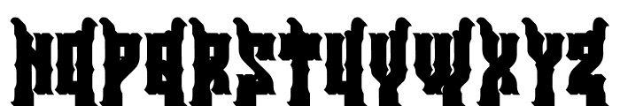 Falchion Edge Shadow B Font UPPERCASE