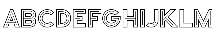 Falco-Black-Inline-Negative Font UPPERCASE