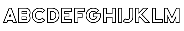 Falco_Black_Outline Font LOWERCASE