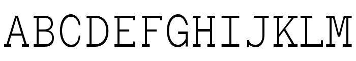 Falcon Light Font UPPERCASE