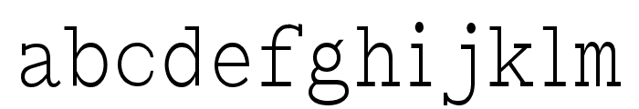 Falcon Light Font LOWERCASE
