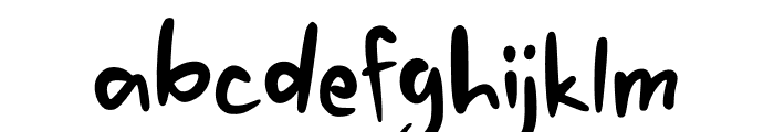 Fander Font LOWERCASE