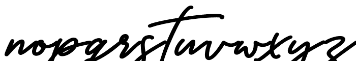 Fascino Black Font LOWERCASE
