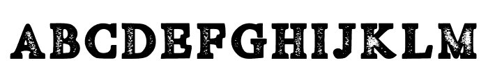 Fiber Stamp Font LOWERCASE