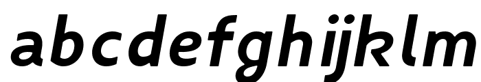 Fibon Neue Bold Italic Round Font LOWERCASE