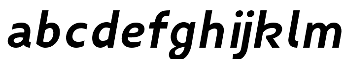 Fibon Neue Bold Oblique Font LOWERCASE