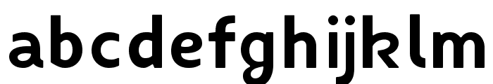 Fibon Neue Bold Round Font LOWERCASE