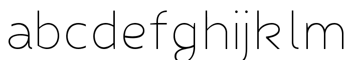 Fibon Neue Extra Light Font LOWERCASE