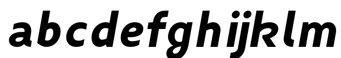 Fibon Neue ExtraBold Oblique Font LOWERCASE