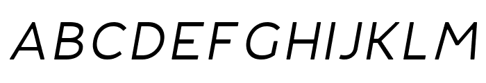 Fibon Neue Italic Round Font UPPERCASE